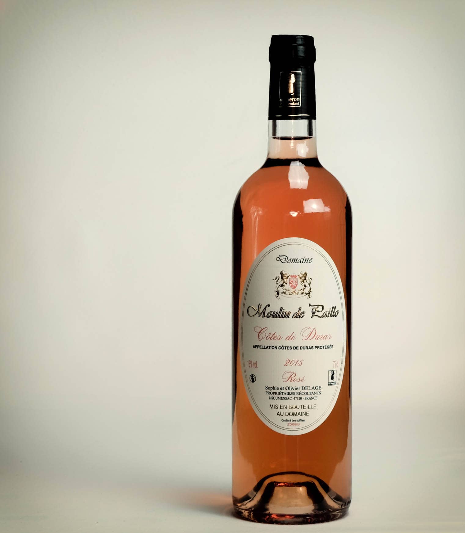 bouteille de rosé